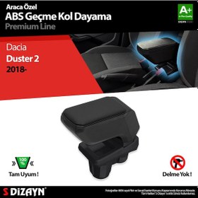 Resim Life Dacia Duster 2 Kol Dayama Kolçak Geçmeli Abs Siyah 2018-2023 