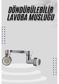 Resim Dönebilen Musluk Başlığı Akrobat Mutfak Banyo Musluk Ucu Başlığı Oynar Başlıklı 