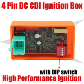 Resim Dinosaurs 4pın Sarı Kabuk Motosiklet Ateşleme Modülü Lf110 C110 4-pin Dc Dc Dıp Kadran Anahtarı Ateşleme Modülü İçin Uygun Gosterildigi Gibi 