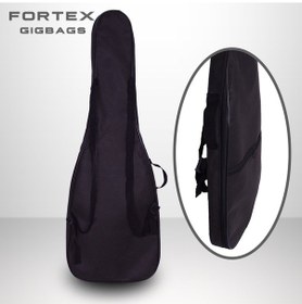 Resim Elektro Gitar İçin Fortex 100 Serisi Elektro Gitar Kılıfı Siyah 