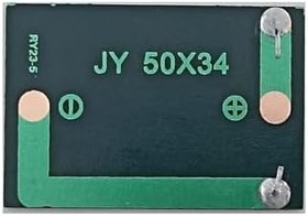 Resim Alkatronik Güneş Pili 2V 50mA 34x50mm Solar Fotovoltaik Hücre Elektrik Üretici Panel Modül Pil Akü Batarya 