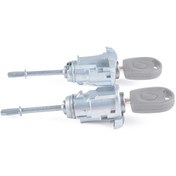 Resim Araba Sol + Sağ Kapı Kilidi Varil Silindir 6l3837167b / 168b Seat Cordoba Ibiza Iıı İçin 