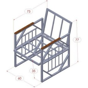 Resim Violet Krem 2+1+1 Masalı Gri Bahçe Oturma Grubu Minderli Metal Ahşap Detaylı Balkon Teras Takımı Açık-gri 