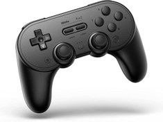 Resim 8Bitdo Pro 2 Bluetooth Controller Nintendo Switch Kablosuz Oyun Kolu , PC, macOS, Android, Steam & Raspberry Pi Black Edition 