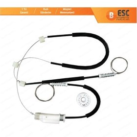 Resim Audi A5 S5 Coupe 08 13 İçin Sol Arka Cam Kriko Seti 