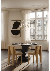 Resim 101 Copenhagen Maru Pendant Ø60 Burned Black Led, Dekoratif Tasarım Sarkıt Aydınlatma Pirinç 2 