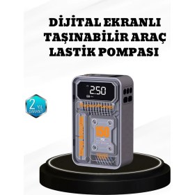 Resim Moresun Buğz 150 Psı Kablosuz Şarjlı Hava Pompası – LED Ekranlı ve Otomatik Kapanma Özellikli 