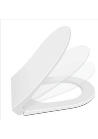 Resim Nkp Slim Inci Yavaş Kapanan Amortisörlü Klozet Kapagı Kapak 