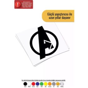 Resim Avengers - Araç, Oto, Laptop, Duvar Uyumlu Sticker 40 44 Cm 