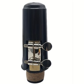 Resim 2 Parça Set: 1 Klarnet Ağızlık Metal Klipsi ve 1 Plastik Ağızlık Kapağı, Alto Saksofon ile de Uyumlu 