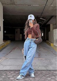 Resim Unisex Beyaz Renk Siyah Logo Beyzbol Ny New York Şapka - Unisex Beyaz 