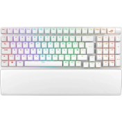 Resim Rog Strıx Scope Iı 96 Wl/nx Snow/pbt/uk/beyaz Wıreless Oyuncu Klavyesi 3 Farklı Bağlantı Türkçe Tuş Dizilimi (2.4ghz Rf, Bluetooth, Kablolu) Rog Nx Snow Mekanik Ingilizce Beyaz 