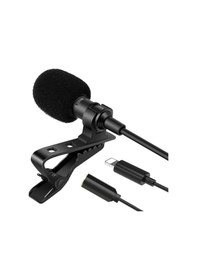 Resim Ally AL-32691 Lightning - 3.5 MM Profesyonel Yaka Mikrofonu 