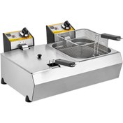 Resim VTN 8+8 lt Çiftli Elektrikli Fritöz Ücretsiz Kargo - Faturalı Ürün - Yetkili Satıcı - Servis - Bayi