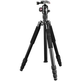 Resim JUSINO TK-254 Profesyonel Tripod + BT-02 Tripod Kafası 12 kga kadar taşıyabilir ve 160 cmye kadar uzatılabilir.