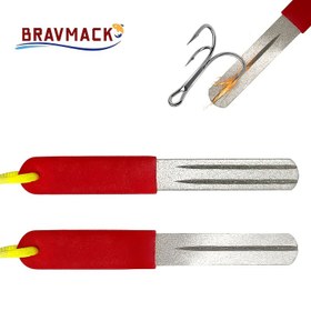 Resim 1 adet BRAVMACK Çift Taraflı Balıkçılık saç tokası Kesici - Balıkçılık Kançaları, Anker Kançaları, Av Aletleri için Manuel Kesici - Krom Vanadyum Çeliği, Kırmızı ve Sarı, Bağımsızlık Günü, Şükran Günü, Noel, Cadılar Bayramı, Balıkçılık Ekipmanları için İdeal | Canlı Tasarım | Dayanıklı Yapı, Balıkçılık Kançaları 