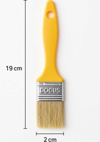 Resim Doğuş Kestirme Fırça Duvar Boya Fırçası Su Bazlı Plastik Saplı No:1 (20 Mm) 