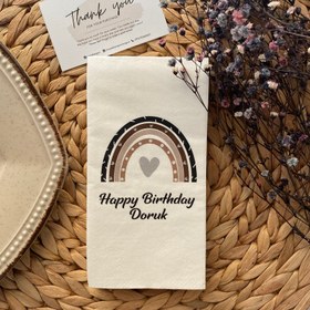 Resim Baskılı Özel Gün Peçetesi | 20 Adet Kişiye Özel Desenli – Düğün, Nişan, Söz ve Davetler İçin 