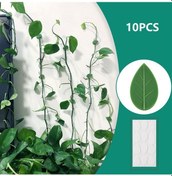 Resim Lebihmurah 2578 10 Adet Bitki Fikstür Klip Bitki Tırmanma Duvarı Kendinden Yapışkanlı Raptiye Bağlı Fikstür Karşılaşma 
