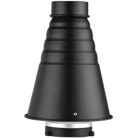 Resim Pazly 5 Renkli Alüminyum Snoot + Petek Filtre - Bowens Bağlantılı Stüdyo Flaş Aksesuarı - Portre Ve Ürün Çekimleri İçin Mükemmel Seçim 