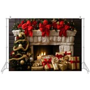 Resim Hombey Noel Temalı Fotoğraf Arka Planı, Polyester Elastik, 2.1x1.5m 7x5ft , W-7304 Ve Diğer Modeller 