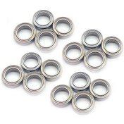 Resim Wltoys 144001 Rc Araba 7x11x3 Metal Rolmeler - 1/14 4wd İçin Dayanıklı Upgrade Parçalar 16 Adet 