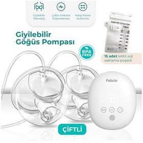 Resim Fabcio Mamma Çiftli Giyilebilir Smart Göğüs Pompası 