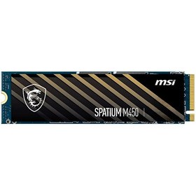 Resim MSI Spatium M450 500 GB 3600/2300 MB/s M.2 2280 PCIe 4.0 NVMe SSD 