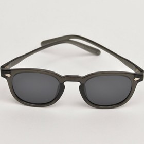 Resim Marco Salvadori Oval Gri Şeffaf Asetat Çerçeve Polarize Unisex Güneş Gözlüğü Uv400 Koruma 