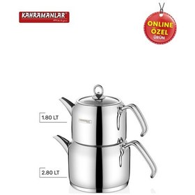 Resim Kahramanlar Delux Mega Boy Platin Çaydanlık Takımı Platin 