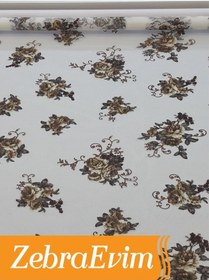 Resim Çift Mekanizmalı Yakma Tül Stor Zebra Perde Etek Dilim (163285338) Ekru 10 x 200 Boncuklu Standart 