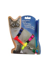 Resim Kedi Göğüs Tasması Rengarenk 