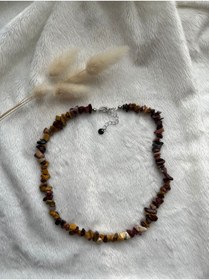 Resim PelvedDesign Monkay Jasper Taşı Doğal Taş Kolye 