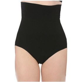 Resim Kadın Uzun Göbek Toparlayıcı Külot Korse Siyah 2465 Siyah 