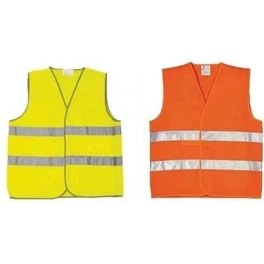 Resim Turuncu Reflektörlü Fosforlu Ikaz Yeleği 