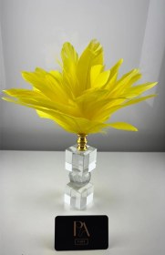 Resim Ty-sr-gld Kristal Kartal Tüy Dekoratif Obje Biblo Süs Eşya Salon Aksesuar Sehpa Masa Konsol Ofis Salon Dekor 