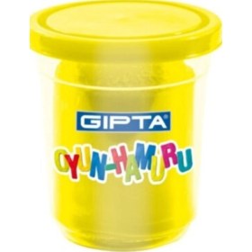 Resim Oyun Hamuru 120 Gram Tek Renk Sarı 12 Li Paket K8301 Sarı 