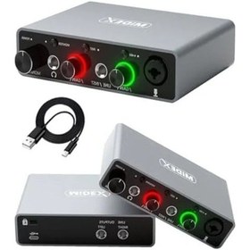 Resim Midex Midi Paket-2 Stüdyo Ekipmanları Seti Ses Kartı Midi Klavye Mikrofon Kulaklık 