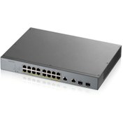 Resim Zyxel Gs1350-18hp 18 Port Ip Surveillence Web Yönetilebilir Poe Switch 