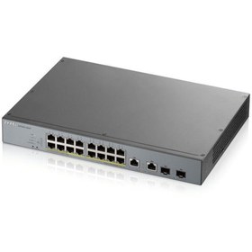 Resim Zyxel Gs1350-18hp 18 Port Ip Surveillence Web Yönetilebilir Poe Switch 