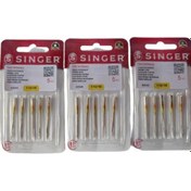 Resim Singer 3 Paket 18 Numara Dikiş Makinesi İğnesi (Kot) 