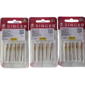 Resim Singer 3 Paket 18 Numara Dikiş Makinesi İğnesi (Kot) 