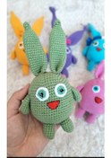 Resim Amigurumi Sunny Bunny Yeşil Tavşan Oyuncak Dukakidstoys 