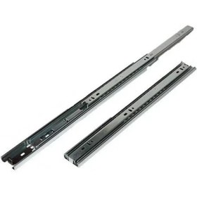 Resim Hello Papana Çift Açılım 45 mm Teleskopik Bilyeli Çekmece Rayı 35 cm 