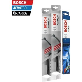 Resim Seat Ibiza Ön Arka Silecek (2012-2016) Bosch Aeroeco 