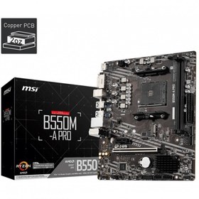 Resim MSI B550m-a Pro B550 2xddr4 Dvı+hdmı 16x 1xm2 Am4 Anakart 