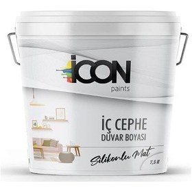 Resim Icon Silikonlu Mat Iç Cephe Boyası 7,5 Lt. 