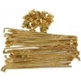 Resim MONDİAL JANT TELİ 160*4 BURGULU SARI 36 LI PAKET DELTAFORCE 