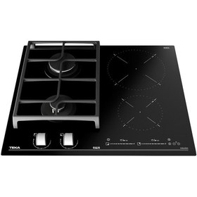 Resim Teka JZC 64322 ABC BK (E4) Gazlı & İndüksiyonlu Ankastre Kristal Cam Ocak 