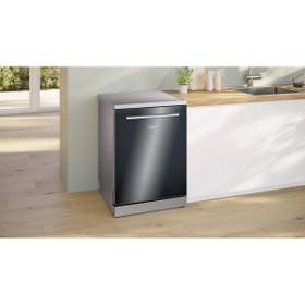 Resim Bosch SMS6ENB60T Serie 6 Solo Bulaşık Makinesi Siyah 60cm 